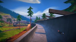 Driftwood Skating Down Pipe