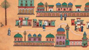 Lost In Art A Miniature Realm Hero In Desert Town