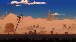 Beacon Of Neyda Hero Exploring Desert