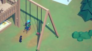 Lighthaze World Nym And Chewy At Backyard Swing