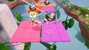 Biped 2 Robots On Alien Planet Platforms