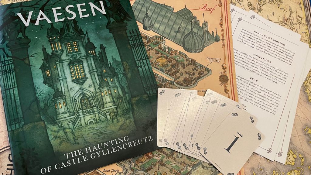 Vaesen Adventure Book And Reminder Cards And Maps