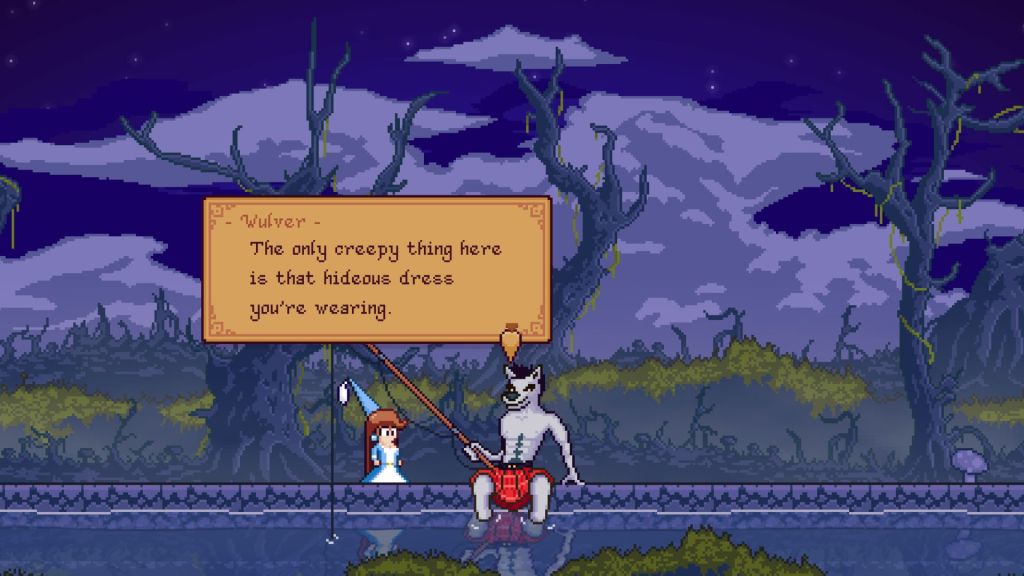 Hungry Horrors Princess And Wulver Dialogue By Lake