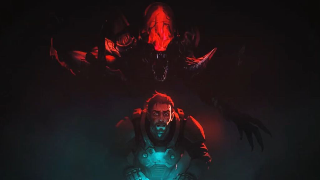 Nemesis Legacy Intruder Attacking Hero From Trailer