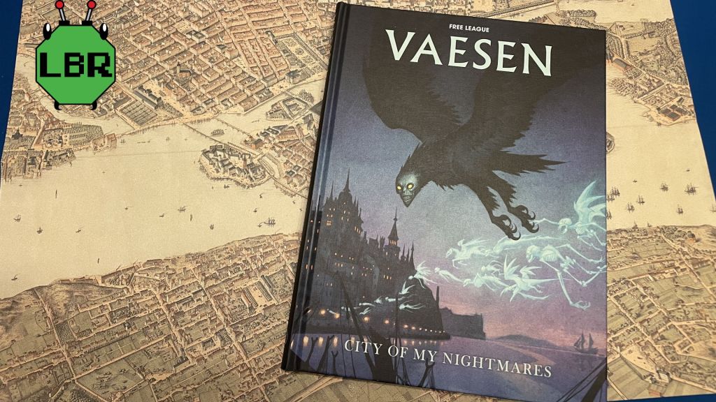 Vaesen City Of My Nightmares Expansion Book With Map Handout