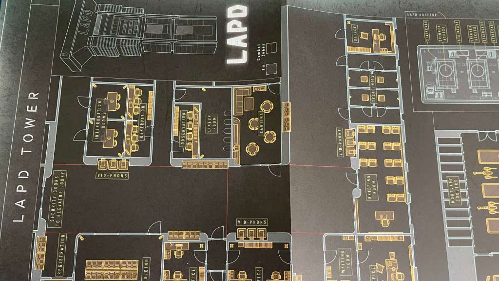 Blade Runner RPG Battle Map Of LAPD Tower